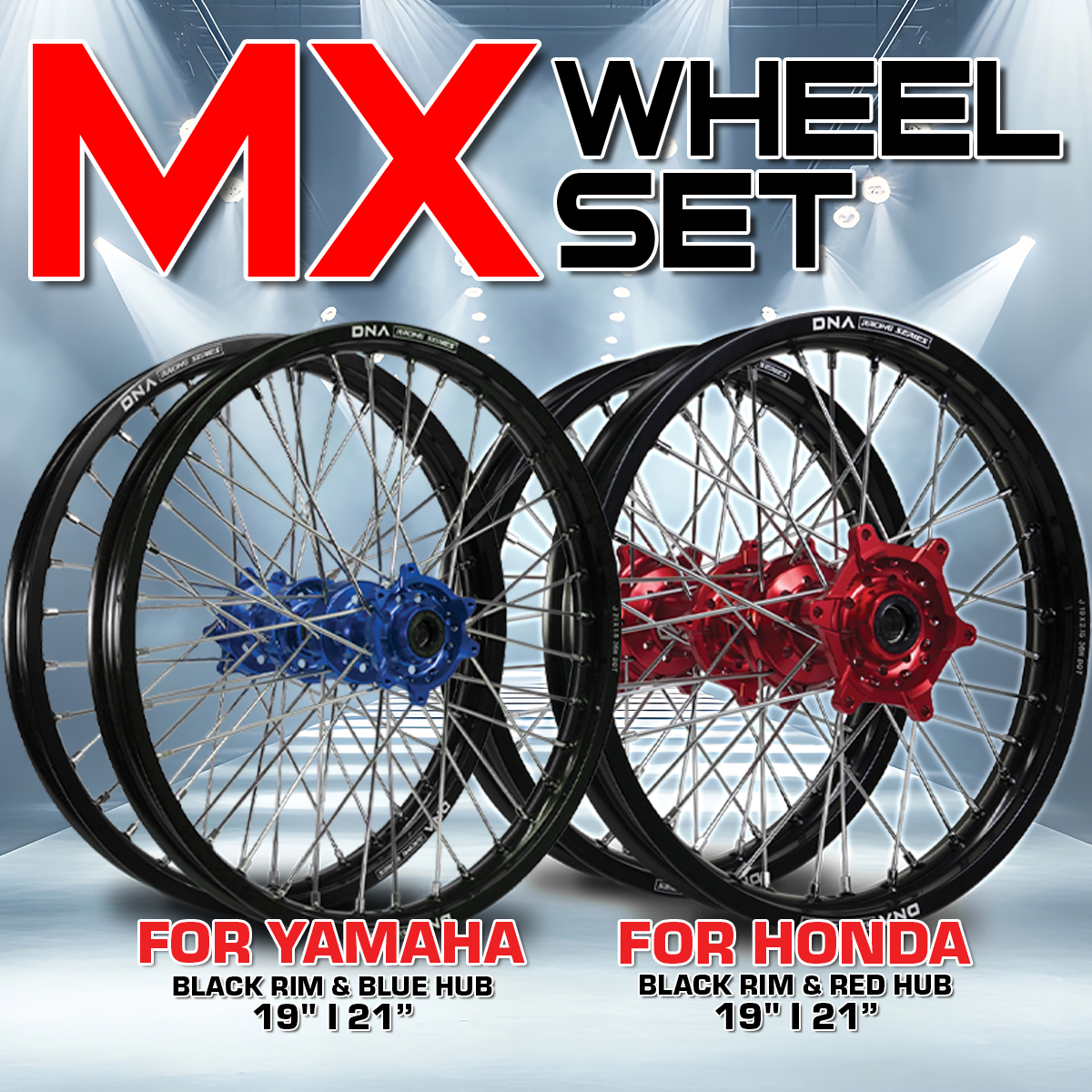Yamaha MX Wheel Set | YZ250 and YZ125 Wheels | DNA Specialty