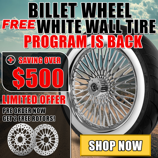 [SALE] Billet Wheels Set – FREE Tires & 2 Rotors