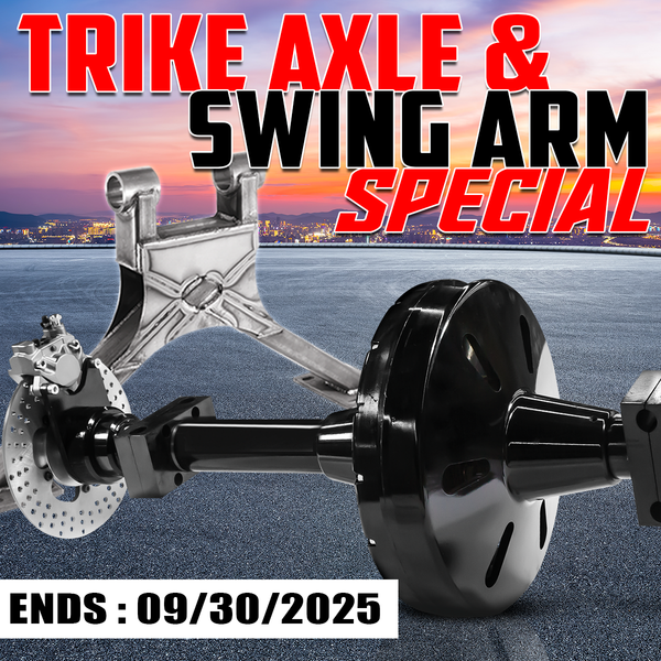 [SALE] TRIKE AXLE WITH SWING ARM KIT