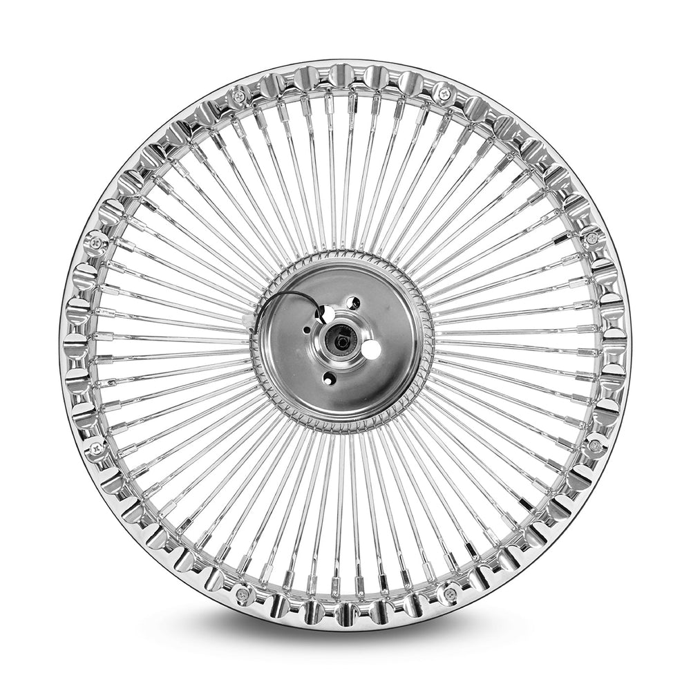 64 Spokes Steering Wheel Chrome Luxor Wire Wheels