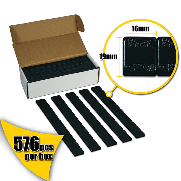 Wheel Weights Black 1/4oz 0.25oz 576pcs