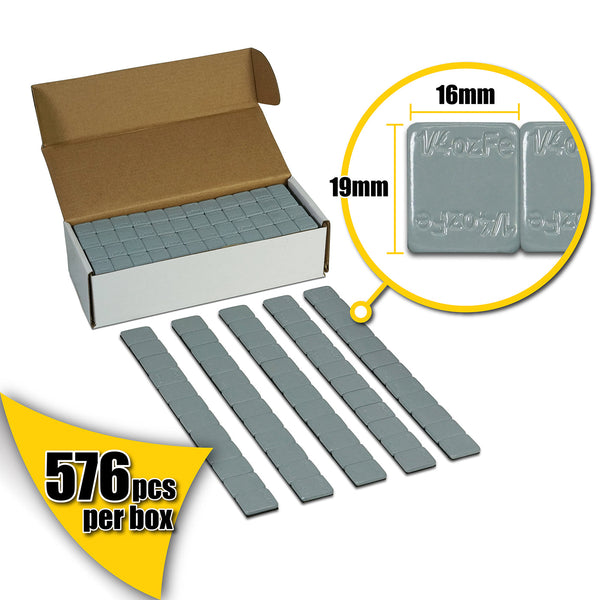 Wheel Weights Silver 1/4oz 0.25oz 576pcs