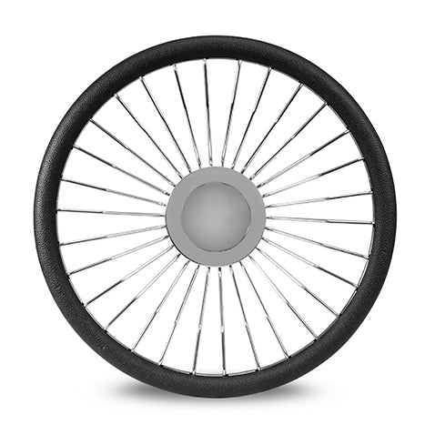 [SALE] 30 Curved Spokes Steering Wheel Chrome